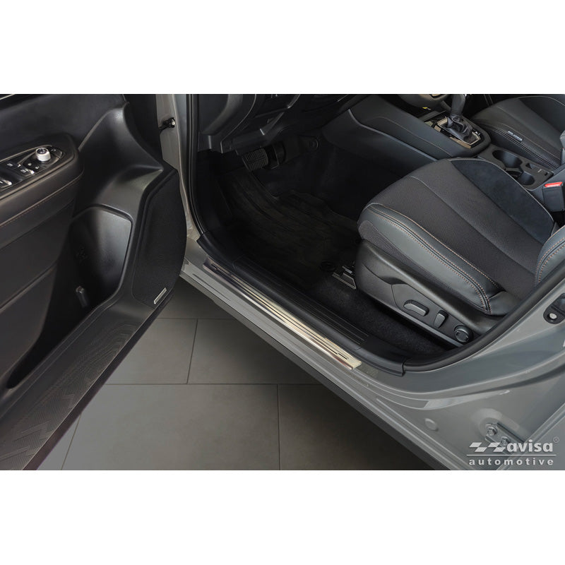 Avisa Inox door sill protectors suitable for Subaru Forester (SL) 2024- - 4-pieces