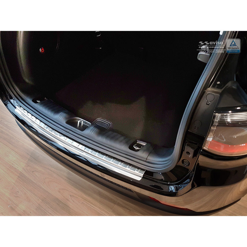 Avisa, Bakre stötfångarskydd, Rostfritt stål, passar Jeep Compass 2017- 'Revben'