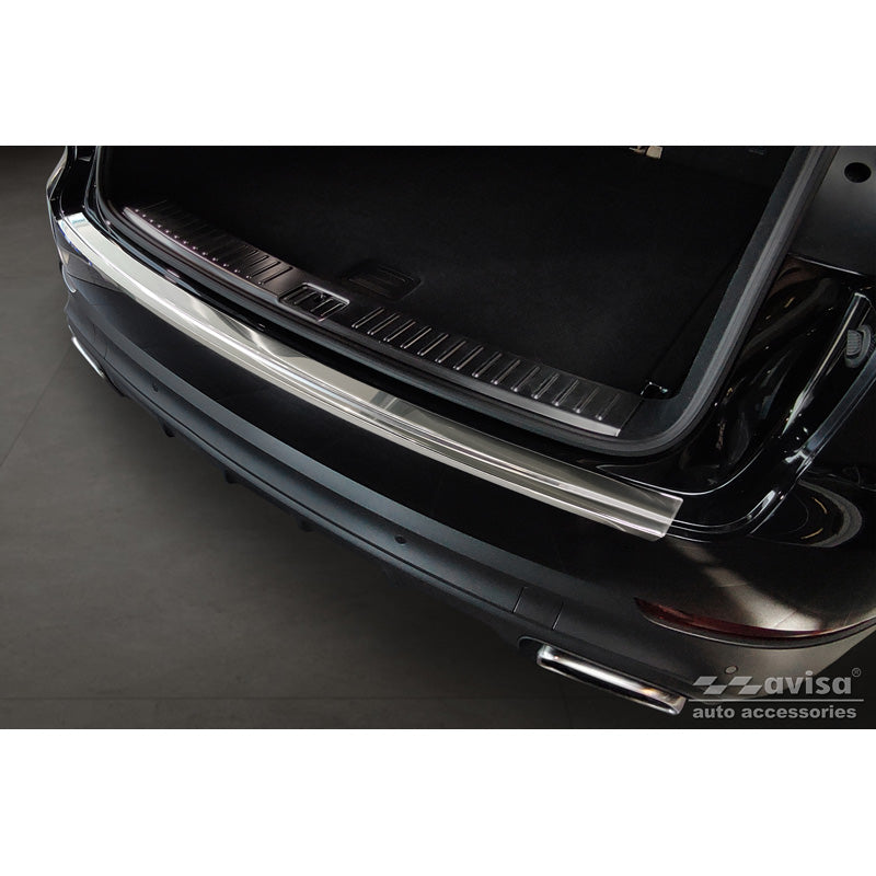 Avisa, Bakre stötfångarskydd, Rostfritt stål, passar Porsche Cayenne III 2017-