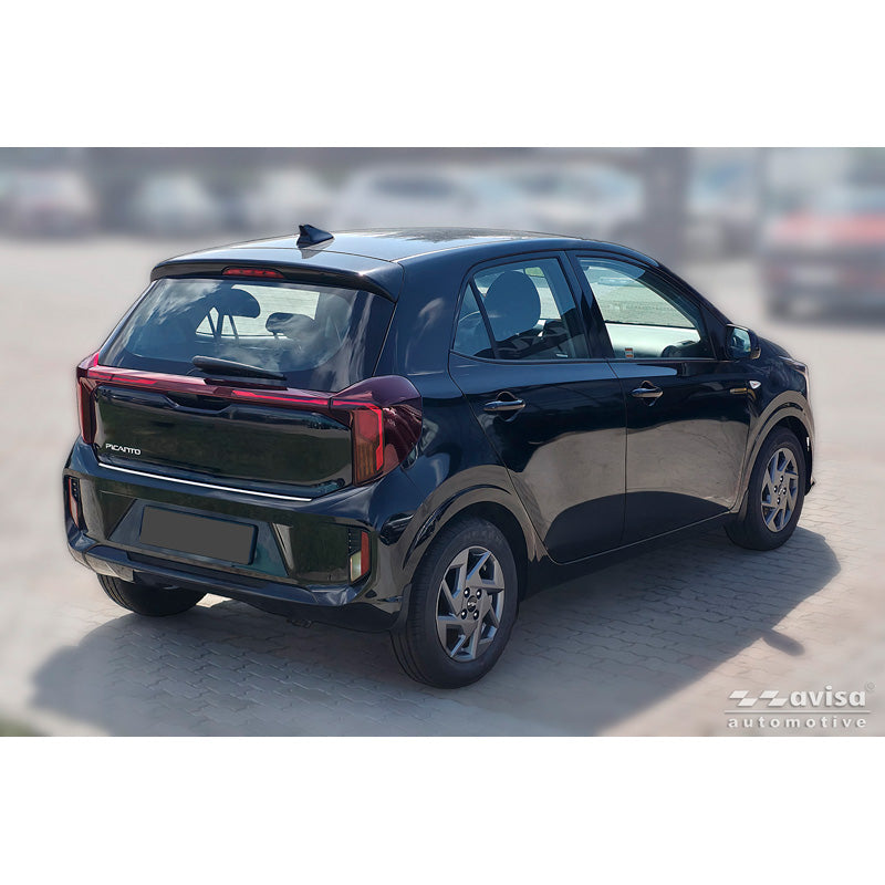 Avisa, Bagkofangerbeskytter, Rustfrit stål, passer til Kia Picanto III Facelift (2024-), Sølv