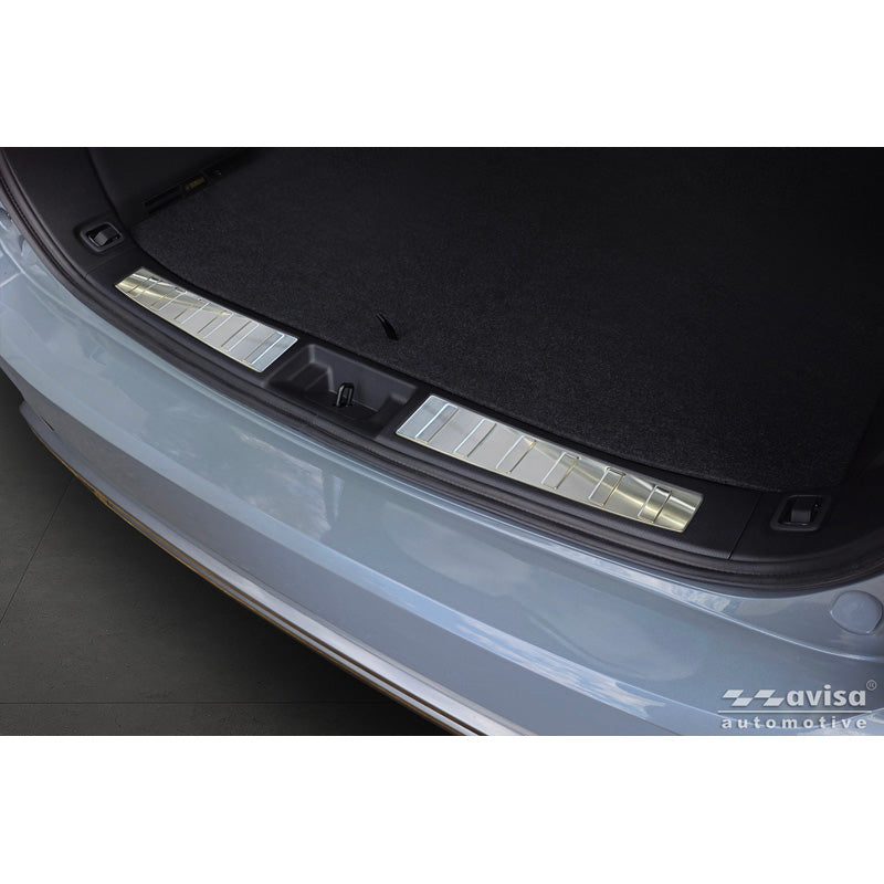 Avisa Stainless Steel Inner Rear bumper protector suitable for Mitsubishi Outlander IV Facelift 2025- 'Ribs'