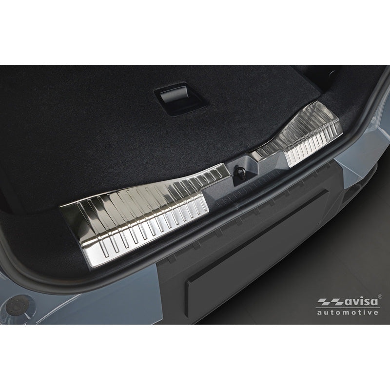 Avisa Stainless Steel Rear Bumper Protector suitable for Opel Grandland II (2024-) - Silver - 2dele