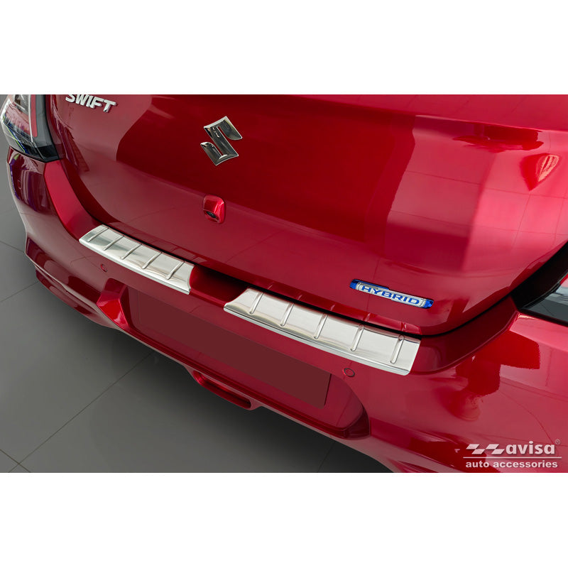 Avisa, Bagkofangerbeskytter, Rustfrit stål, Passer til Suzuki Swift VI 2024-, 'Ribs'