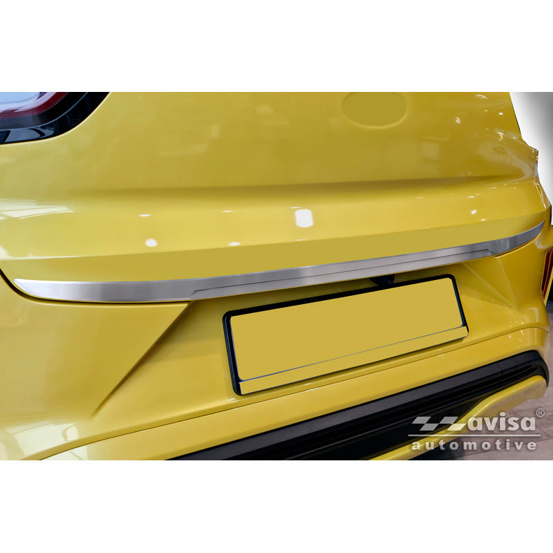 Avisa Brushed Stainless Steel Trunk Tailgate Trim Cover suitable for Ford Puma 2019-