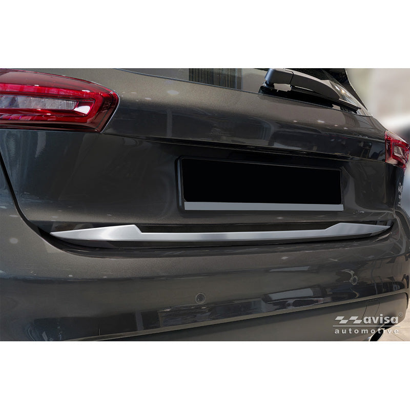 Avisa Brushed Stainless Steel Trunk Tailgate Trim Cover suitable for Ford Focus IV HB 2018-2021 & Facelift 2021-