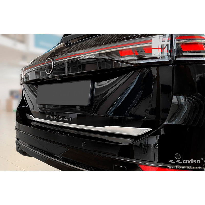Avisa Brushed Stainless Steel Trunk Tailgate Trim Cover suitable for Volkswagen Passat Variant (CJ5) 2024-