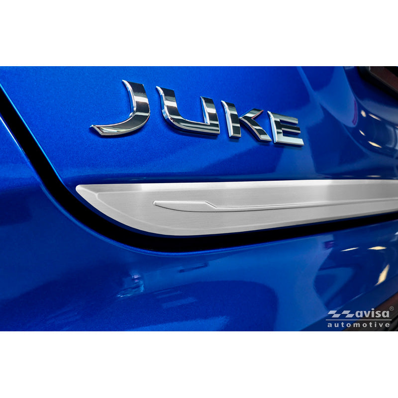 Avisa Brushed Stainless Steel Trunk Tailgate Trim Cover suitable for Nissan Juke II (F16) 2019-