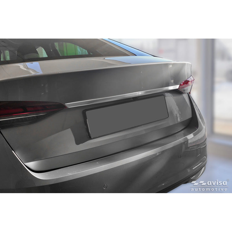 Avisa Brushed Stainless Steel Trunk Tailgate Trim Cover suitable for Skoda Octavia IV Liftback (NX3) 2019-2024 & Facelift 2024-