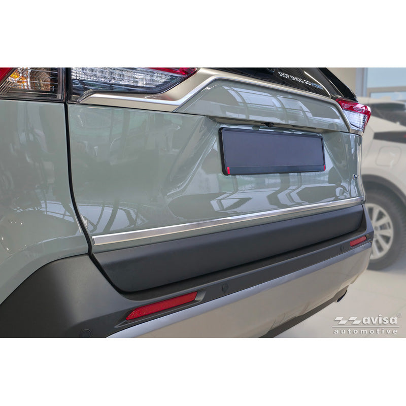 Avisa Brushed Stainless Steel Trunk Tailgate Trim Cover suitable for Toyota RAV4 V (A5) 2018-