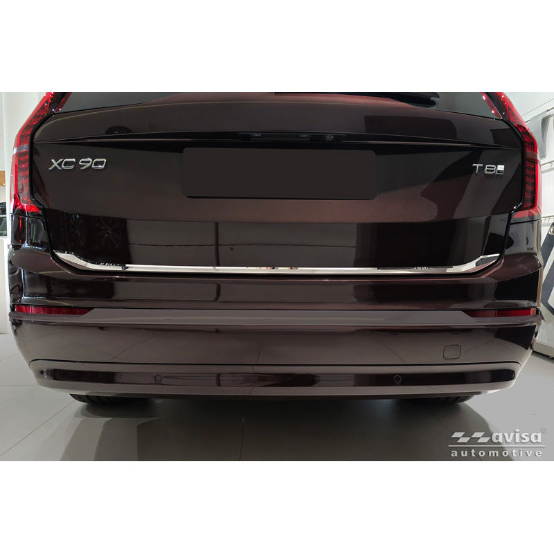 Avisa Chrome Stainless Steel Trunk Tailgate Trim Cover suitable for Volvo XC90 II 2015-19, Facelift 2019-2024 & Facelift 2024-