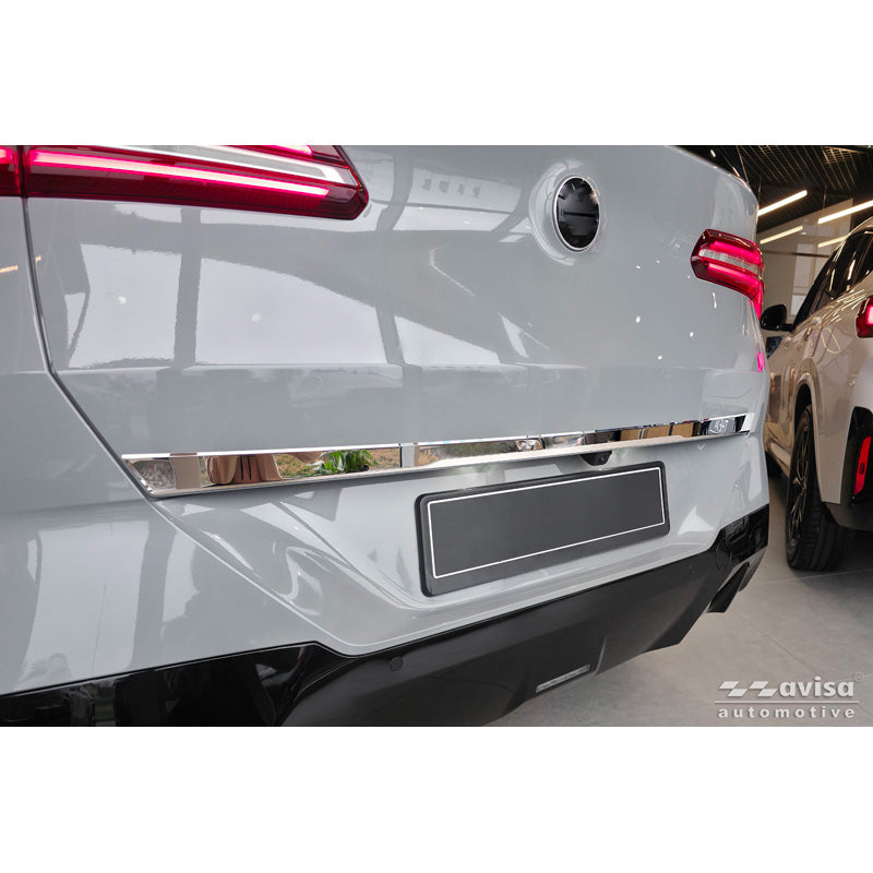 Avisa Chrome Stainless Steel Trunk Tailgate Trim Cover suitable for BMW X3 (G45) 2024- excl. M-Sport