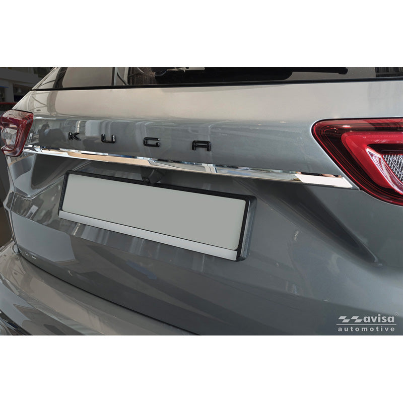 Avisa Chrome Stainless Steel Trunk Tailgate Trim Cover suitable for Ford Kuga III 2019-2024 & Facelift 2024-