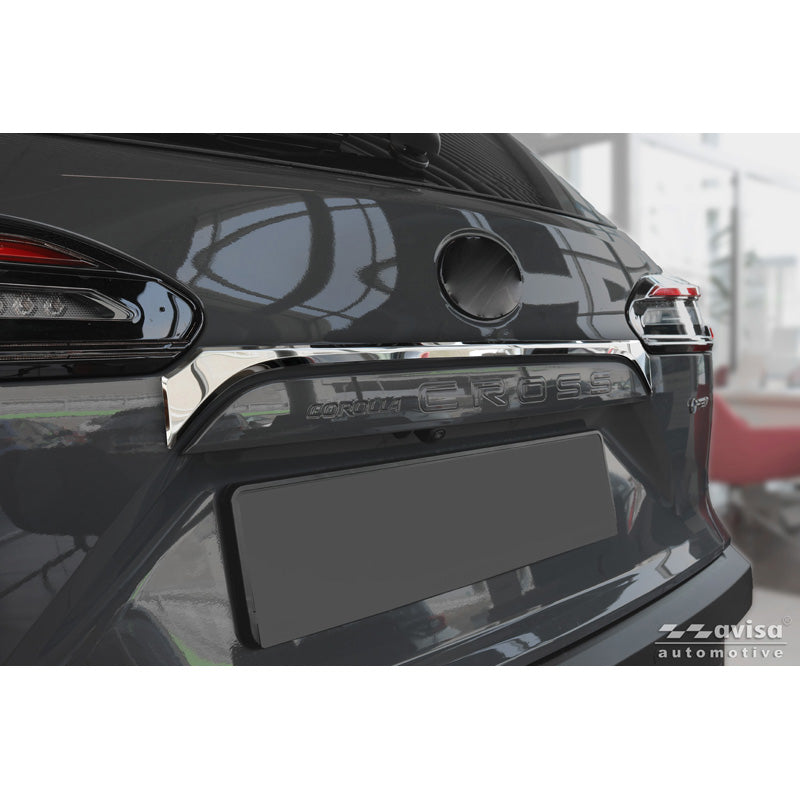Avisa Chrome Stainless Steel Trunk Tailgate Trim Cover suitable for Toyota Corolla Cross 2020-2025 & Facelift 2025-