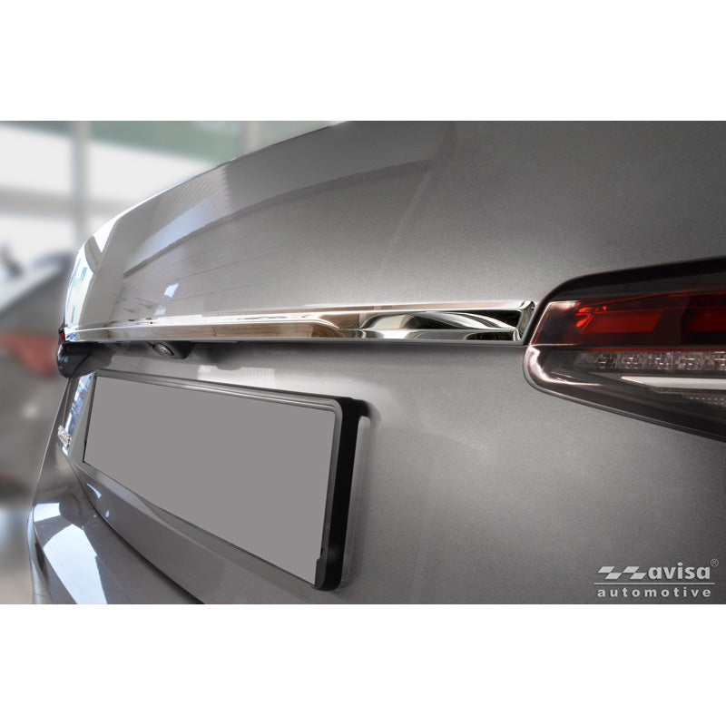 Avisa Chrome Stainless Steel Trunk Tailgate Trim Cover suitable for Skoda Superb IV Liftback (NZ3) 2024-