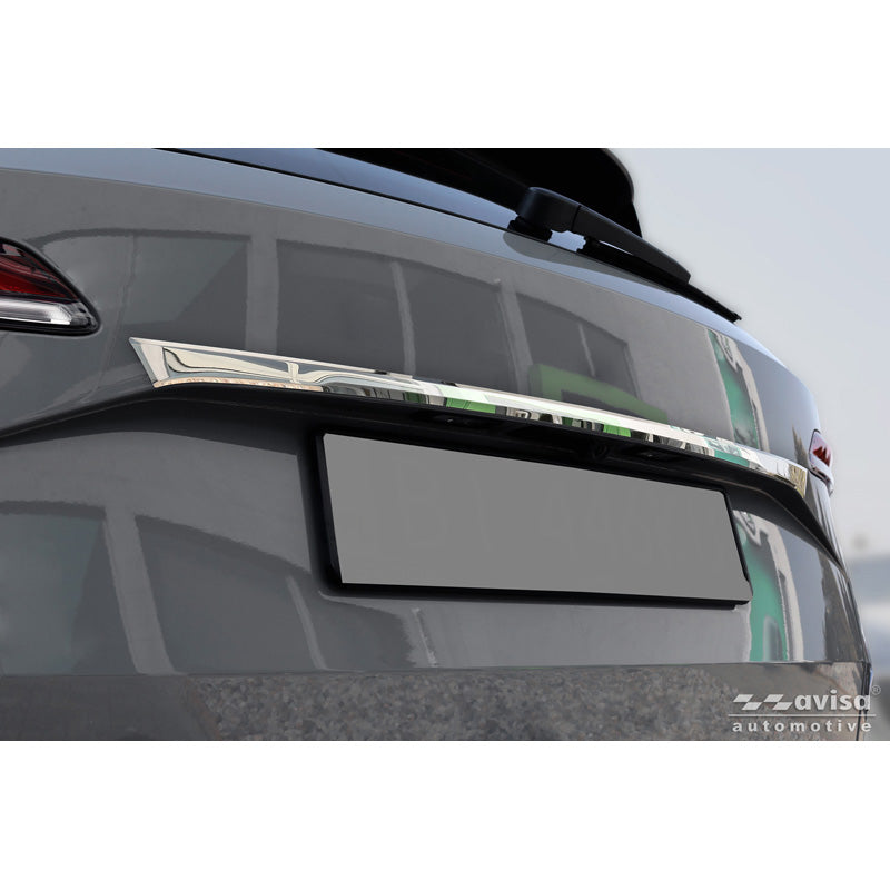 Avisa Chrome Stainless Steel Trunk Tailgate Trim Cover suitable for Skoda Karoq (NU7) Facelift 2022-