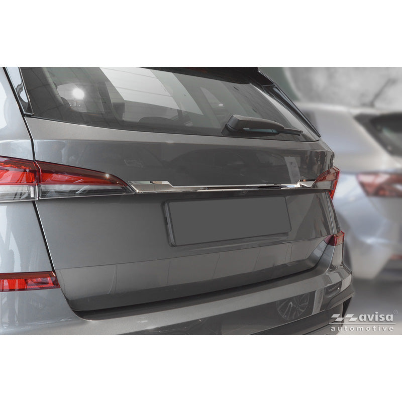 Avisa Chrome Stainless Steel Trunk Tailgate Trim Cover suitable for Skoda Kamiq (NW4) 2019-2024 & Facelift 2024-