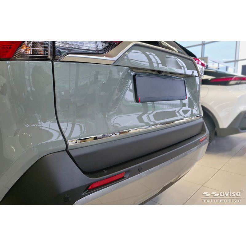 Avisa Chrome Stainless Steel Trunk Tailgate Trim Cover suitable for Toyota RAV4 V (A5) 2018-