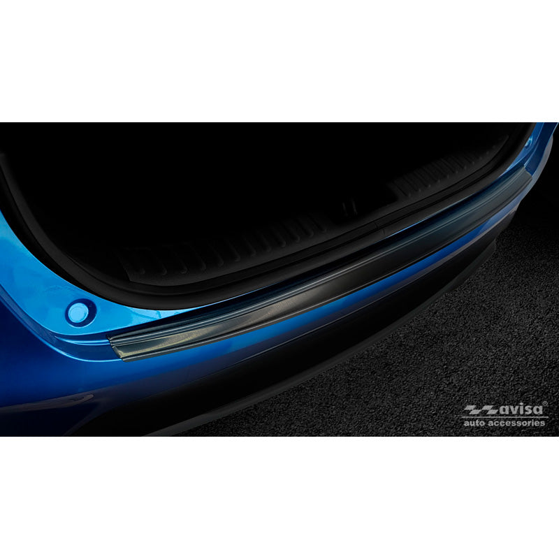 Avisa, Bakre stötfångarskydd, Svart, Rostfritt stål, passar Kia XCeed 2019-