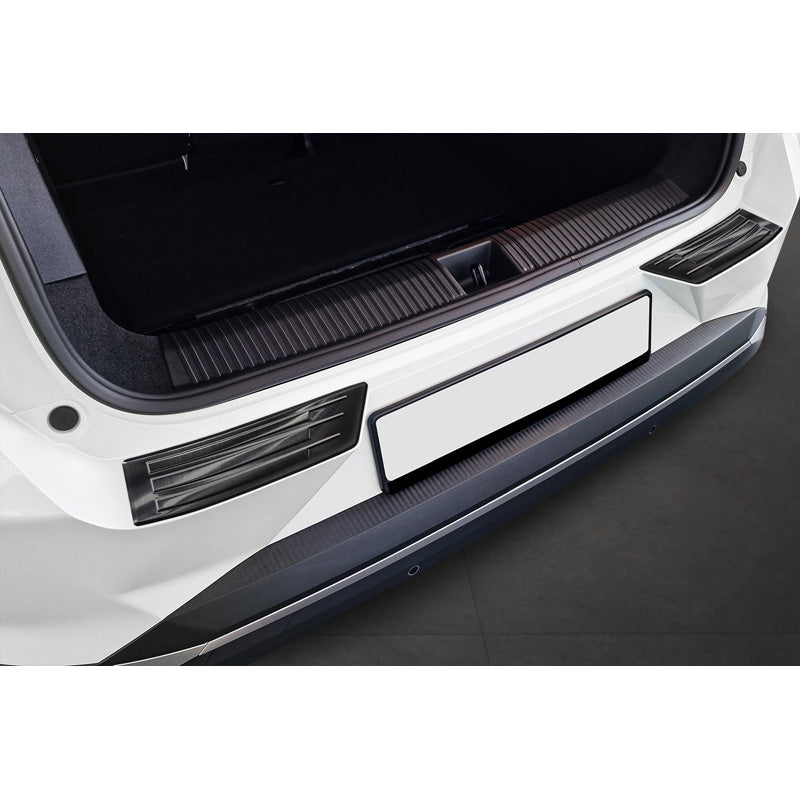 Avisa, Bagkofangerbeskytter, Rustfrit stål, Sort, Passer til Renault Scenic E-Tech 2024, 'Ribs'