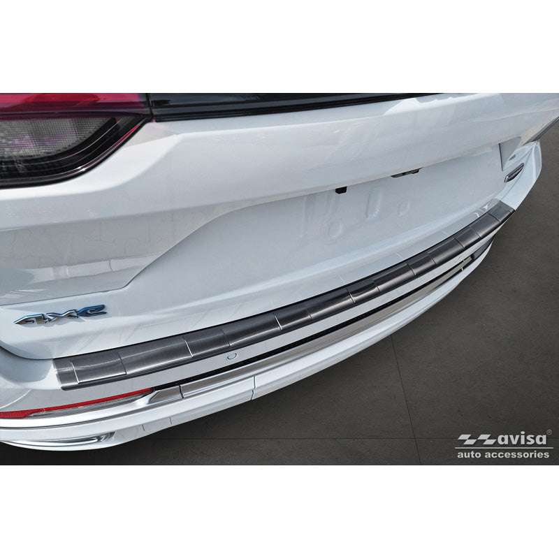 Avisa, Bagkofangerbeskytter, Sort Rustfrit Stål, Passer til Jeep Grand Cherokee V (WL) 2022-, 'Ribs'