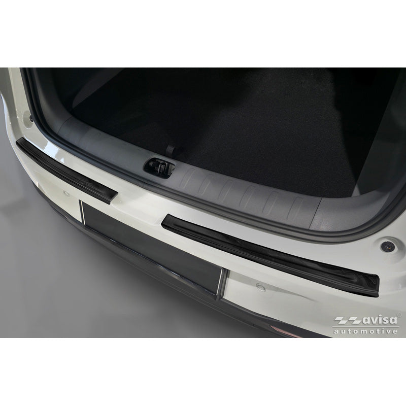 Avisa Stainless Steel Rear Bumper Protector suitable for Leapmotor B10 2025- - Black - 2-pieces