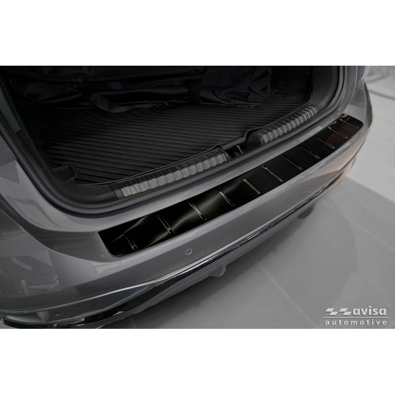 Avisa, Bagkofangerbeskytter, Sort rustfrit stål, passer til Audi A6 (C9) Avant S-Line (2025-)
