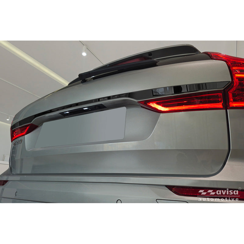 Avisa Black Chrome Stainless Steel Tailgate Trim suitable for Volvo XC60 II 2017-2021 & Facelift 2021-