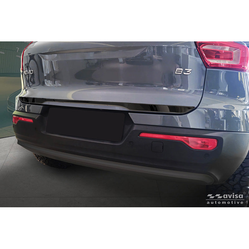 Avisa Black Chrome Stainless Steel Tailgate Trim suitable for Volvo XC40 (536) 2017-