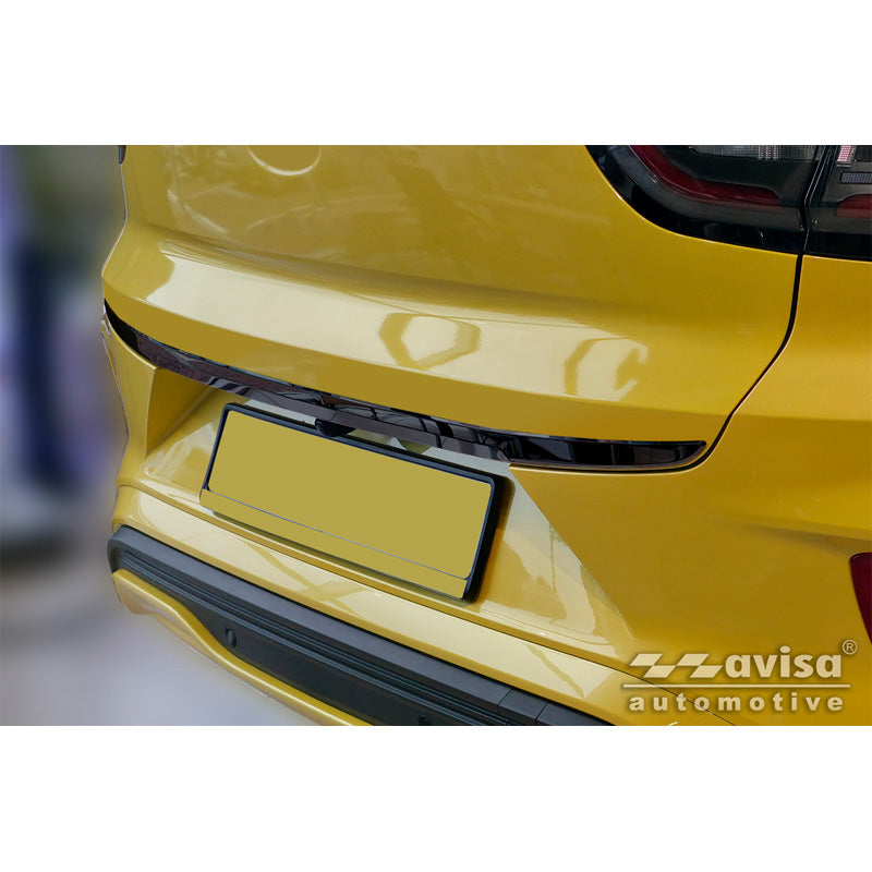 Avisa Black Chrome Stainless Steel Tailgate Trim suitable for Ford Puma 2019-
