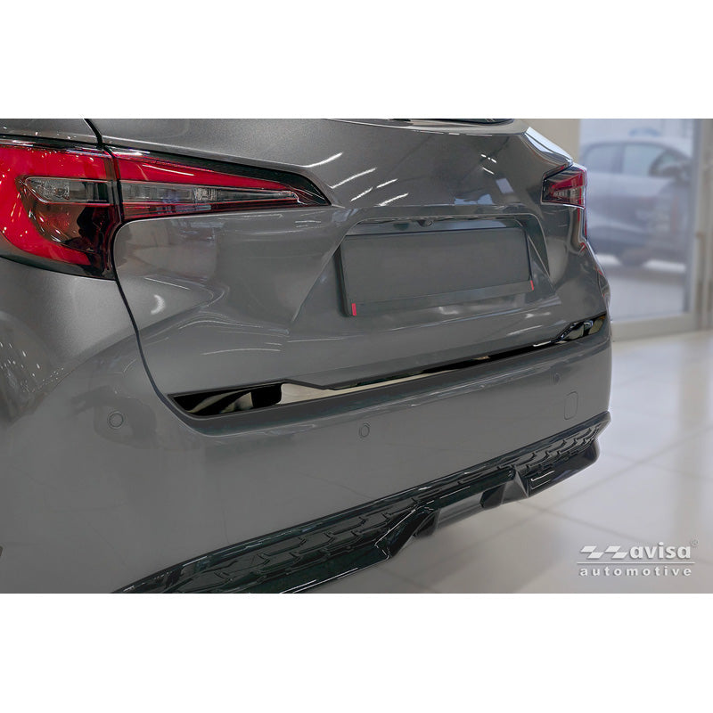 Avisa Black Chrome Stainless Steel Tailgate Trim suitable for Toyota Corolla Touring Sports (E21) 2019-