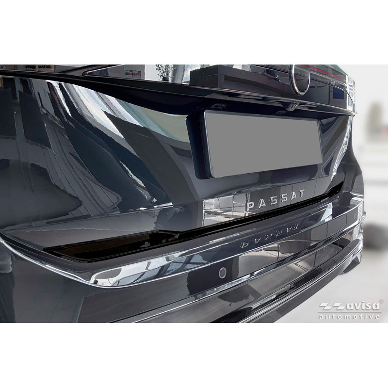 Avisa Black Chrome Stainless Steel Tailgate Trim suitable for Volkswagen Passat Variant (CJ5) 2024-