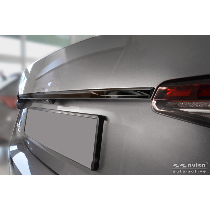 Avisa Black Chrome Stainless Steel Tailgate Trim suitable for Skoda Superb IV Liftback (NZ3) 2024-