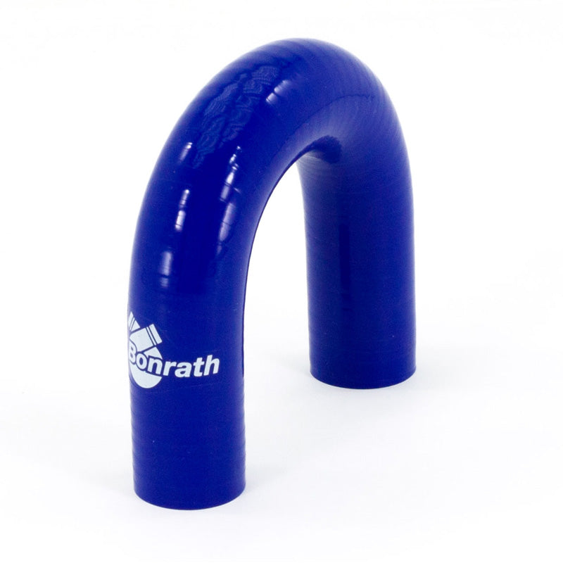 Bonrath, Silikonslang 180° Böj - 50mm - Ø28mm - Blå