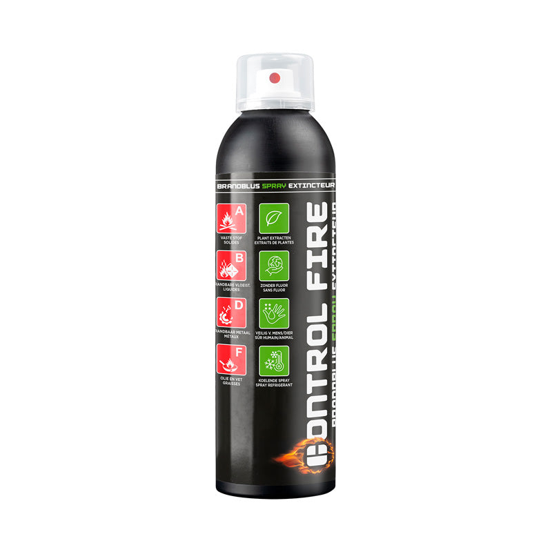 Control Fire, Brandbekæmpelsesspray 200ml, Biologisk nedbrydelig, Effektiv mod alle brandklasser
