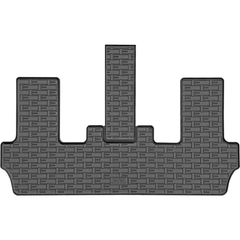 CIKCAR Rubber car mats set suitable for Volkswagen ID.Buzz Bus Personal (Long wheel base) 2022- (Third row) (1-piece)