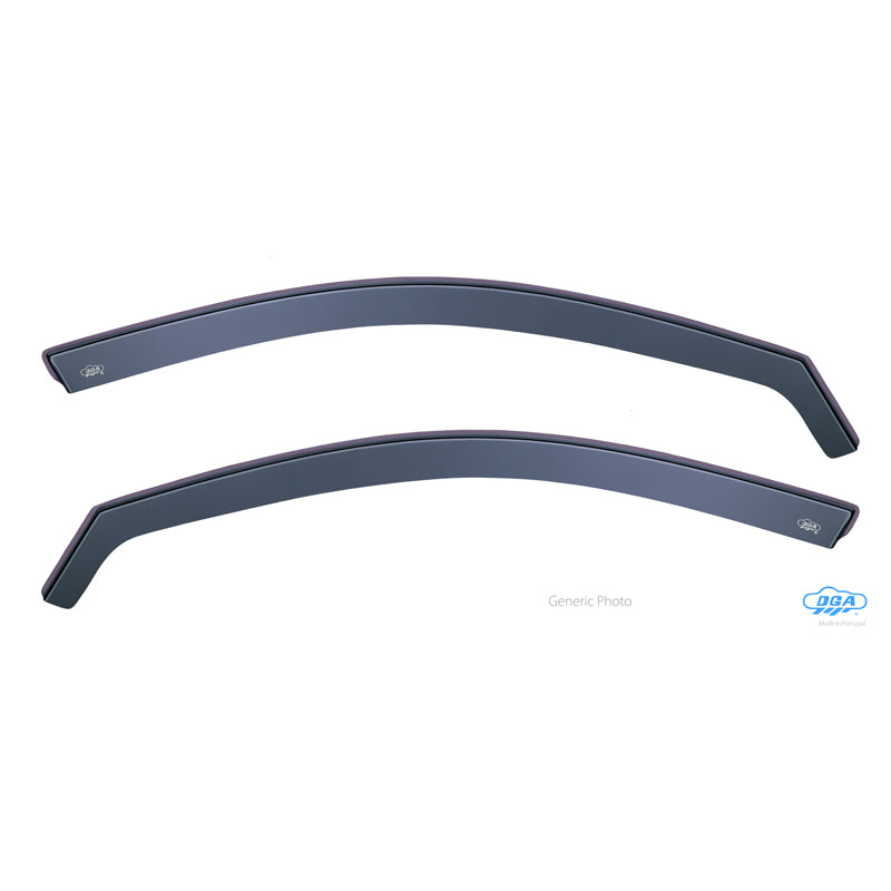 DGA Wind Deflectors suitable for Toyota C-HR (X1) 2016-2023 (2-pieces)