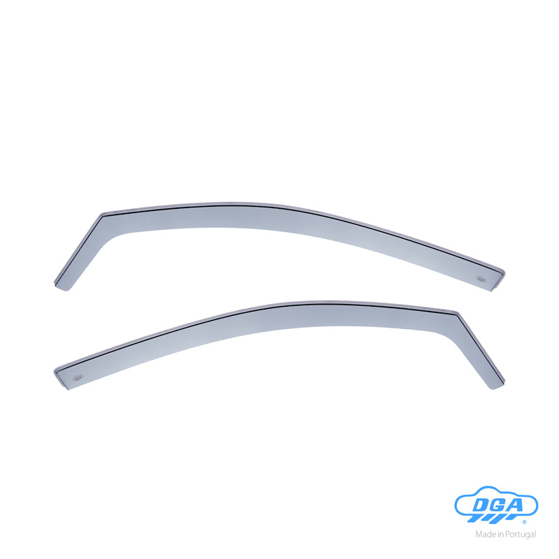 DGA Wind Deflectors suitable for Volkswagen Polo 6R/6C 3-doors 2009-2017 (2-pieces)