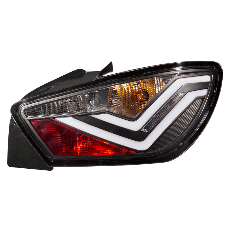AutoStyle, LED-Baklampor, passar Seat Ibiza 6J SC 3-dörrars 2008- - Svart