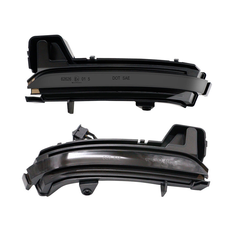 AutoStyle, LED-blinkers för sidospeglar, passar Skoda Karoq 2017- Kodiaq 2017- - Rök - inkl. Dynamiskt löpljus