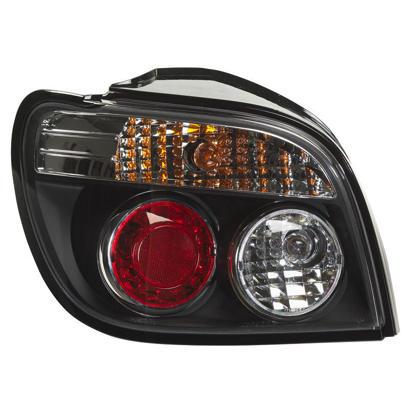 Baglygter, passer til Toyota Yaris I 1999-2005 (excl. Verso) - Black