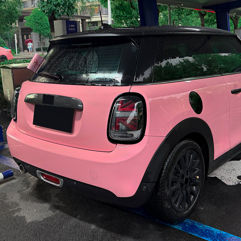AutoStyle, Forlygte- og Baglygteindramninger, ABS Blank Sort, sæt af 4 stykker, passer til Mini One/Cooper/S/Cabrio F55/F56/F57 (2013-2024)