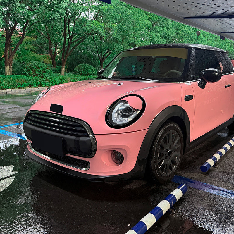 AutoStyle, Forlygte- og Baglygteindramninger, ABS Blank Sort, sæt af 4 stykker, passer til Mini One/Cooper/S/Cabrio F55/F56/F57 (2013-2024)