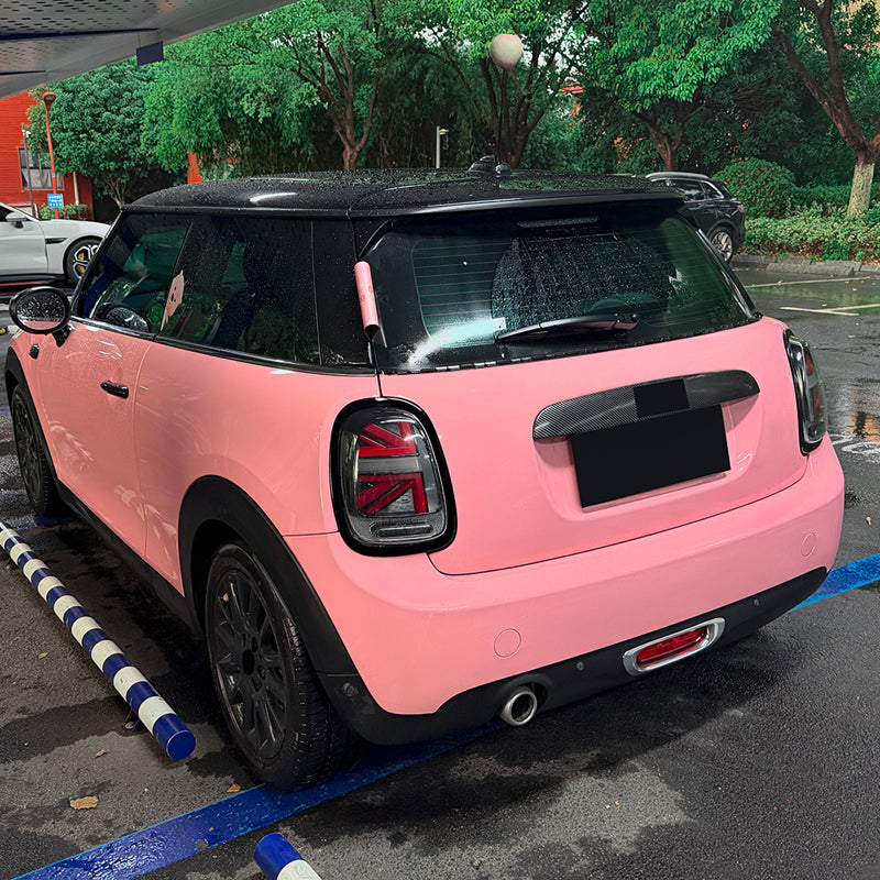 AutoStyle, Forlygte- og Baglygteindramninger, ABS Blank Sort, sæt af 4 stykker, passer til Mini One/Cooper/S/Cabrio F55/F56/F57 (2013-2024)