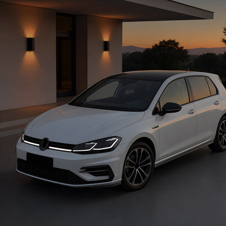 AutoStyle, Sportsgrill med LED-strip, passer til Volkswagen Golf VII (7.5) HB/Variant Facelift (2017-2020)