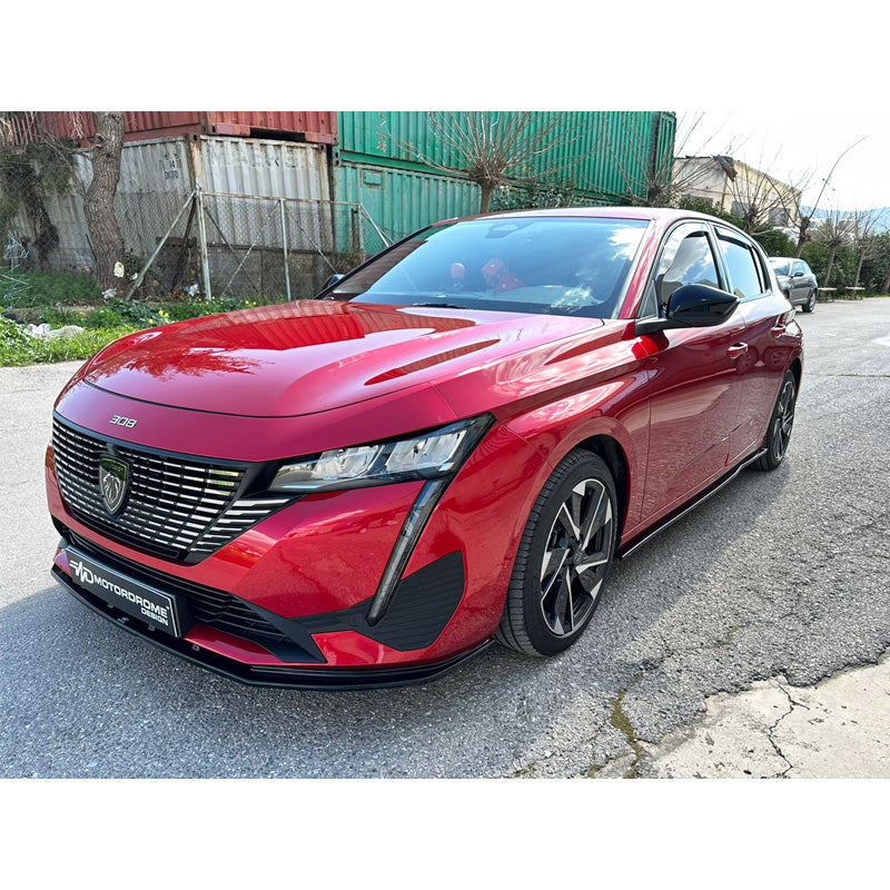 Motordrome, Sideskørter, passer til Peugeot 308 III HB & SW 2021- (ABS Gloss black)