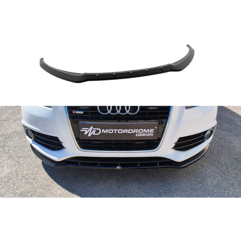 Motordrome Front spoiler suitable for Audi A3 (8P) S-Line Facelift 2008-2012 (ABS)