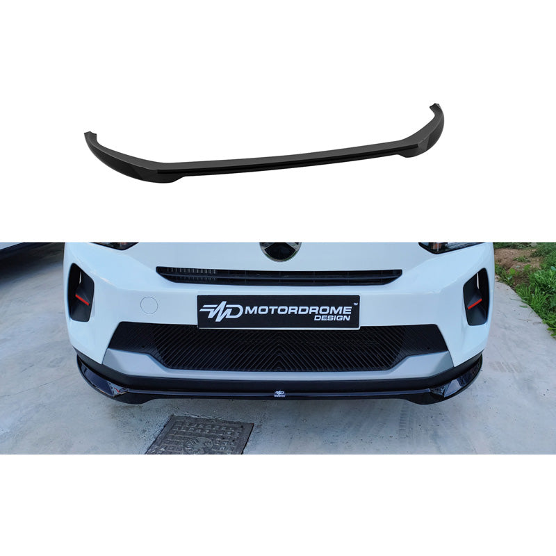 Motordrome Front spoiler suitable for Citroën C3 IV 2024- (ABS Glossy black)