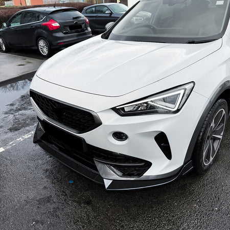 AutoStyle, Frontspoiler, Blank sort ABS, passer til Cupra Formentor (2020-2024)