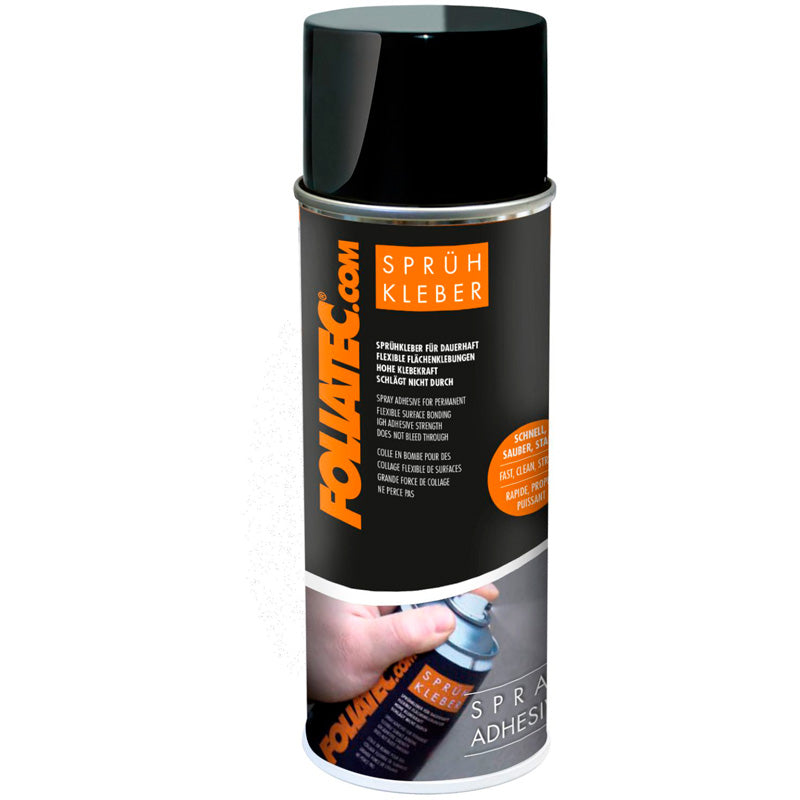 Foliatec Spray adhesive for permanent flexible surface bonding 500ml