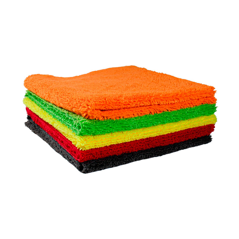 Gecko, Professionelt Mikrofiber Klud Sæt, Edgeless, 5 dele, 40x40 cm